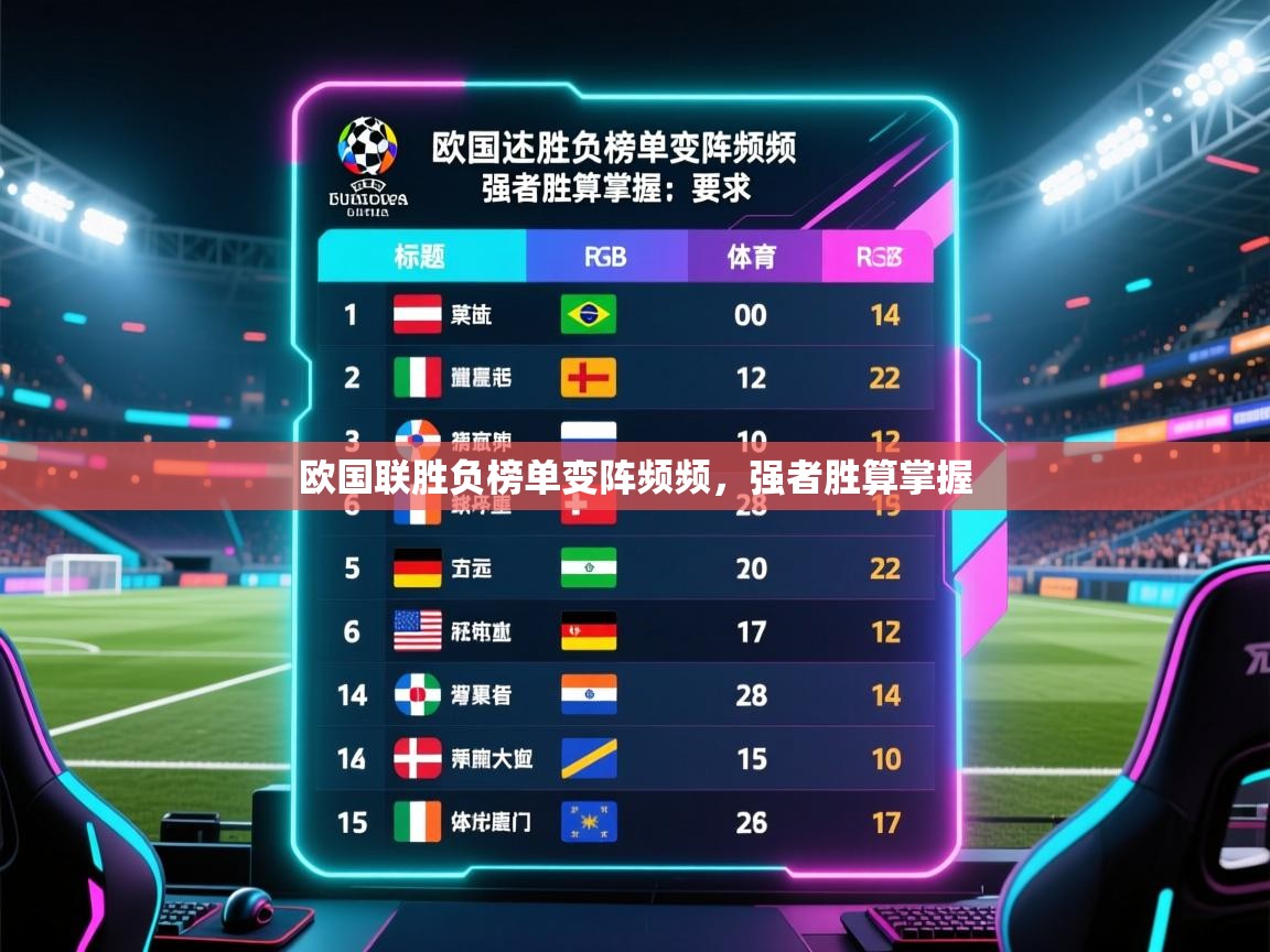 欧国联胜负榜单变阵频频,强者胜算掌握 第2张