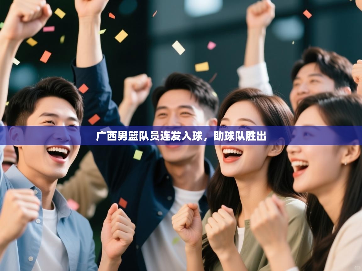 广西男篮队员连发入球，助球队胜出